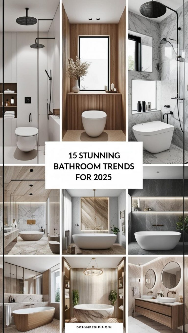15 Stunning Bathroom Design Trends for 2025 - Spesh View