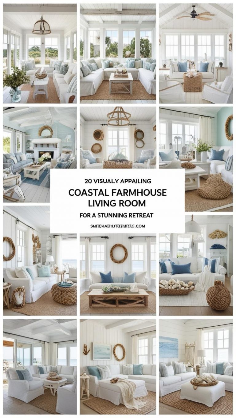 20 Coastal Farmhouse Living Room Ideas for a Stunning Retreat - Spesh View