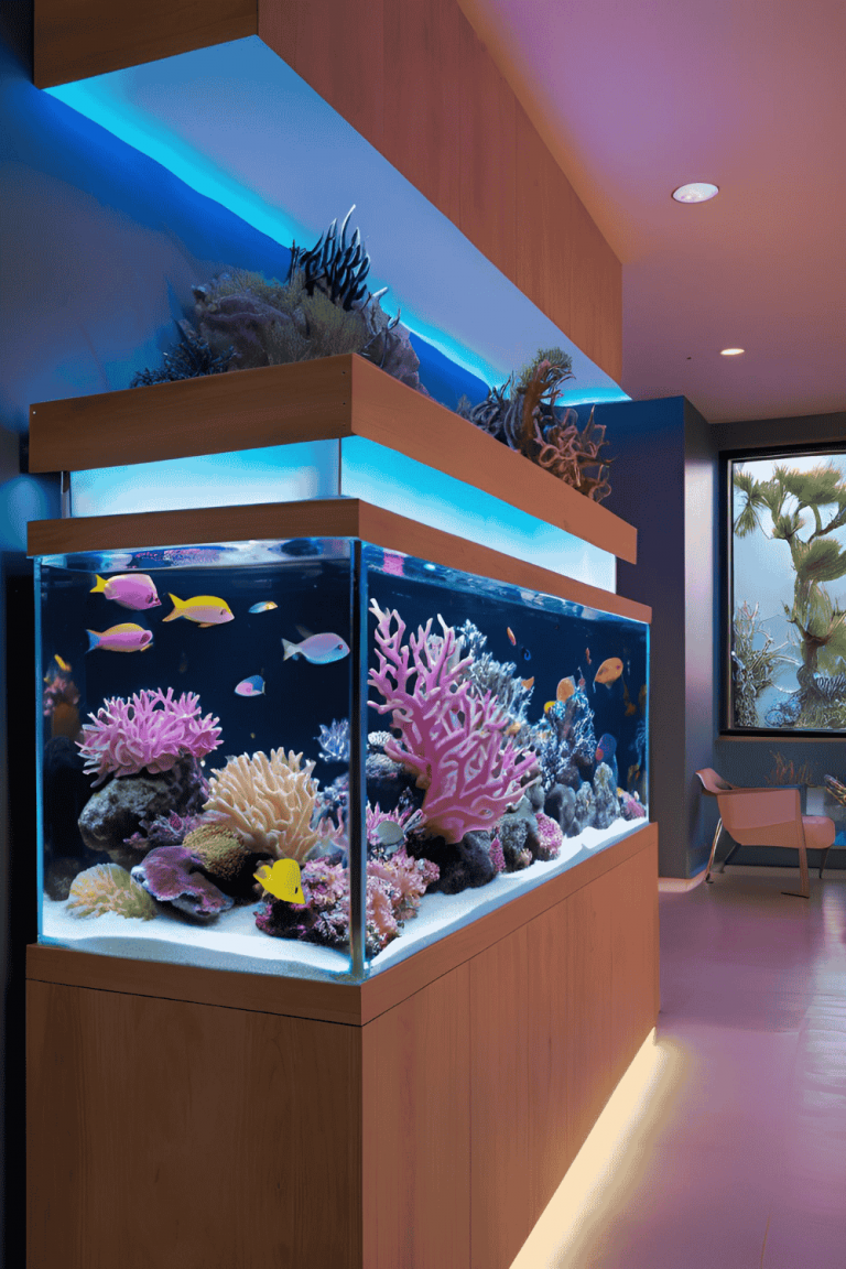 28 Stunning Indoor Aquarium Design Ideas for Your Living Space - Spesh View