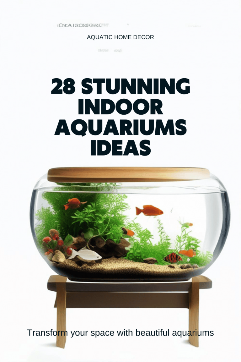 28 Stunning Indoor Aquarium Design Ideas for Your Living Space - Spesh View