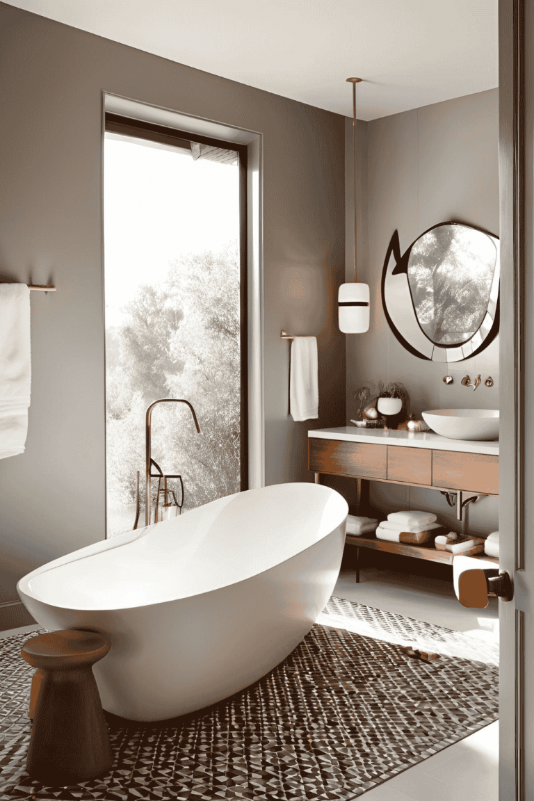15 Sleek Mid-Century Modern Bathroom Ideas for Lasting Style - Spesh View