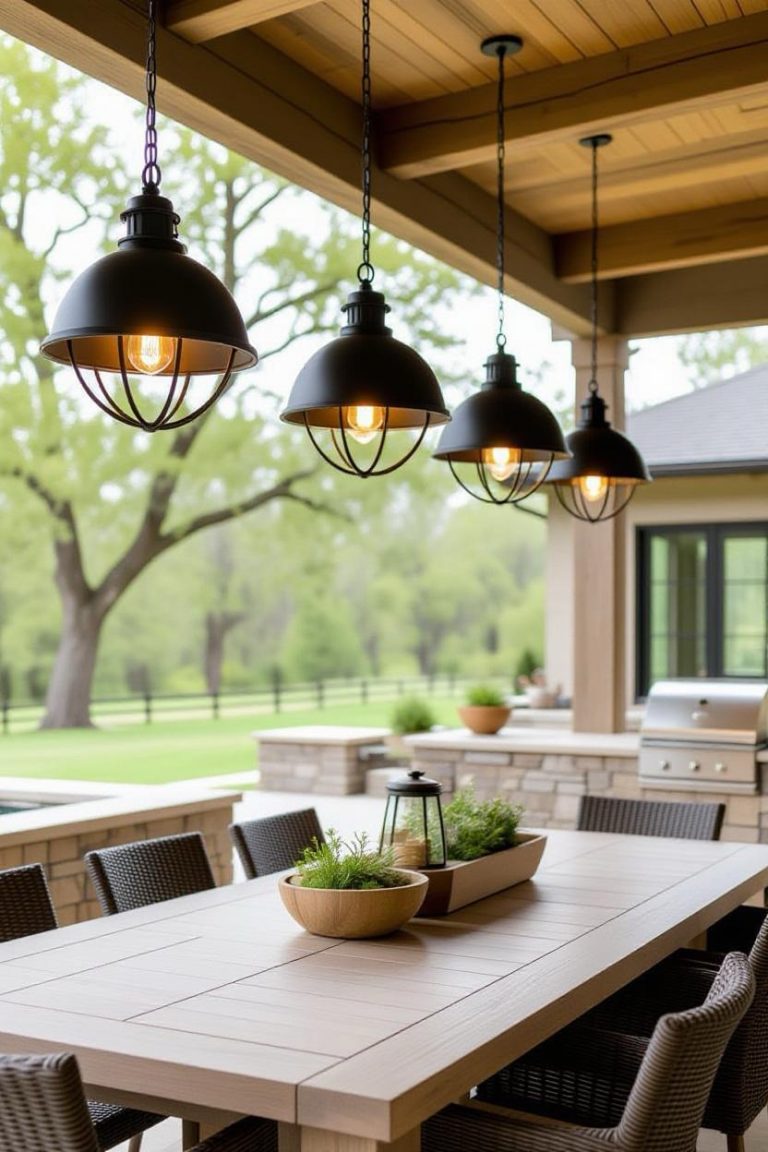 15 Farmhouse Outdoor Lighting Ideas That Bring Rustic Elegance to Your ...