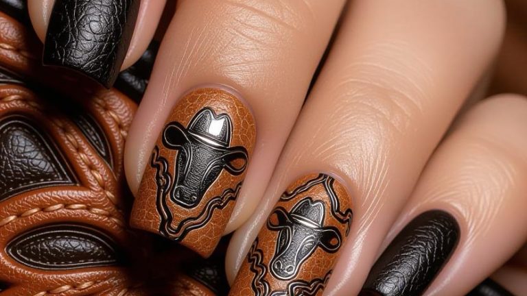 15 Trendy Cowgirl Nail Designs for a Bold Western Look