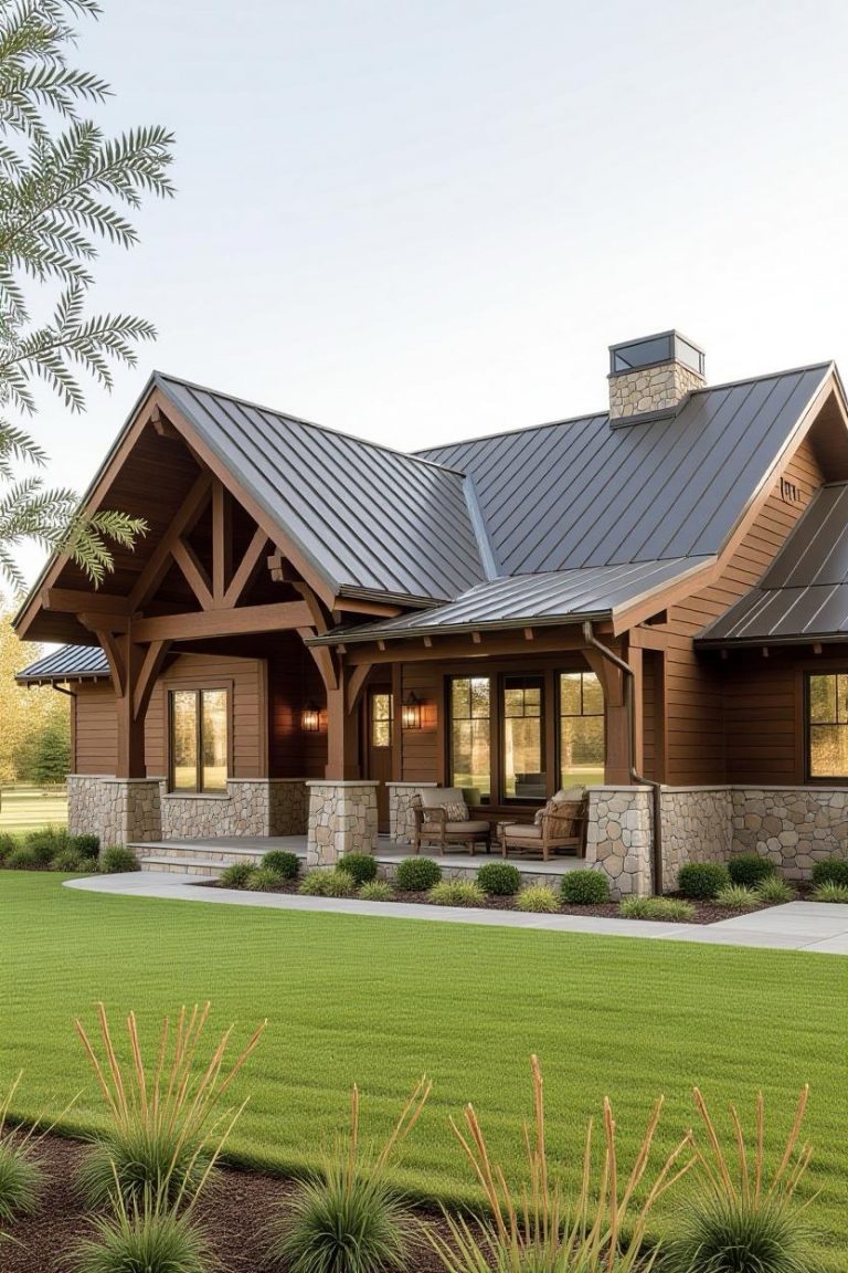 19 Stunning Ranch Style Home Exteriors for a Fresh Makeover - Spesh View