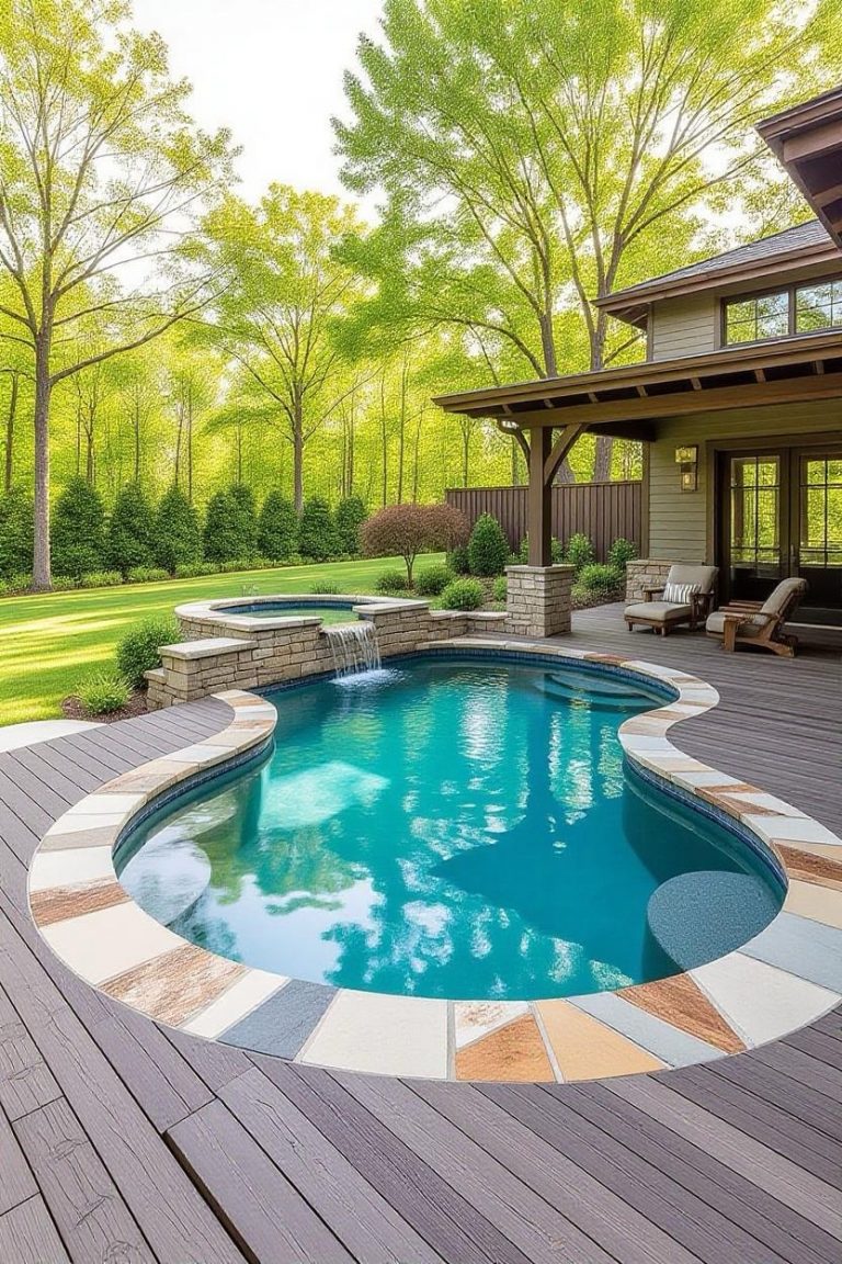 15 Creative Beach Entry Pool Designs to Elevate Your Outdoor Space ...
