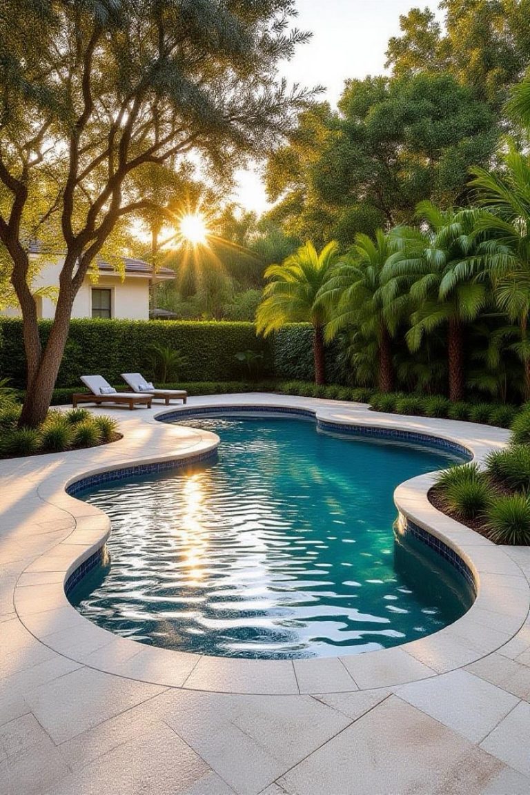15 Creative Beach Entry Pool Designs to Elevate Your Outdoor Space ...