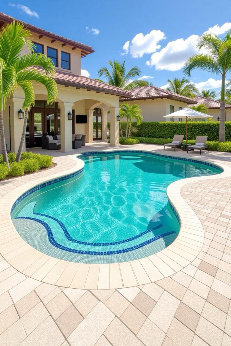 15 Creative Beach Entry Pool Designs to Elevate Your Outdoor Space ...