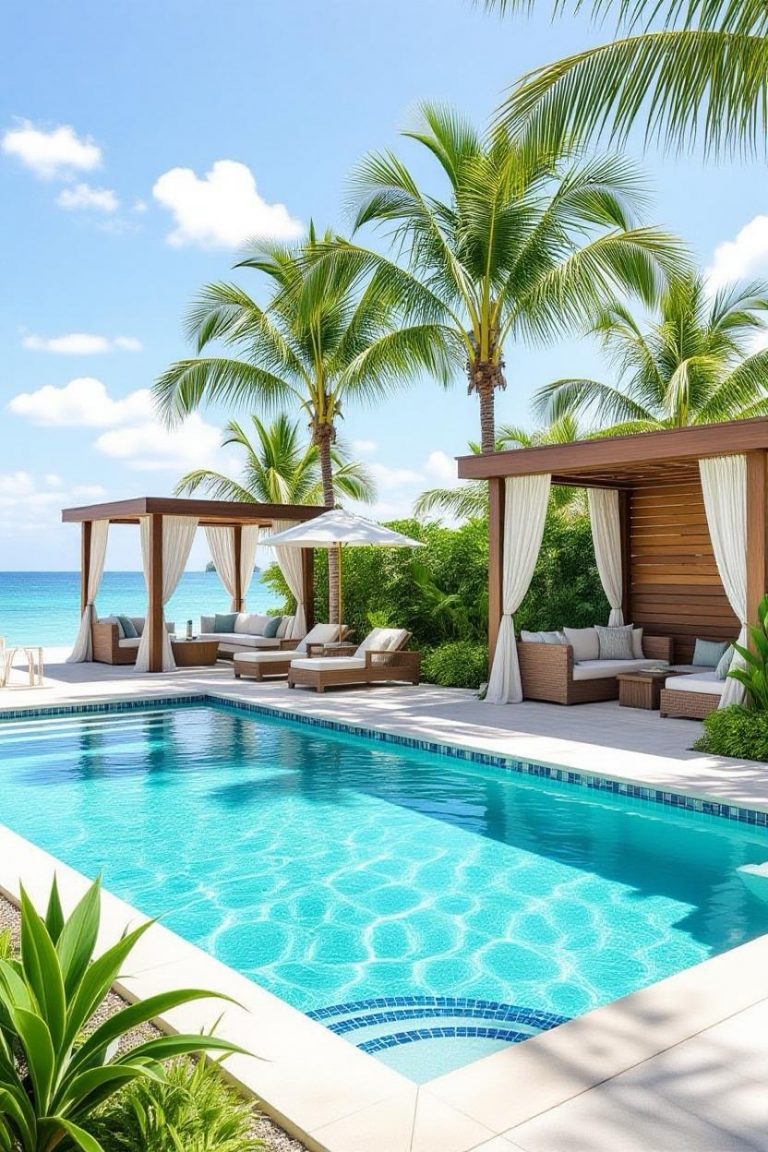 15 Creative Beach Entry Pool Designs to Elevate Your Outdoor Space ...