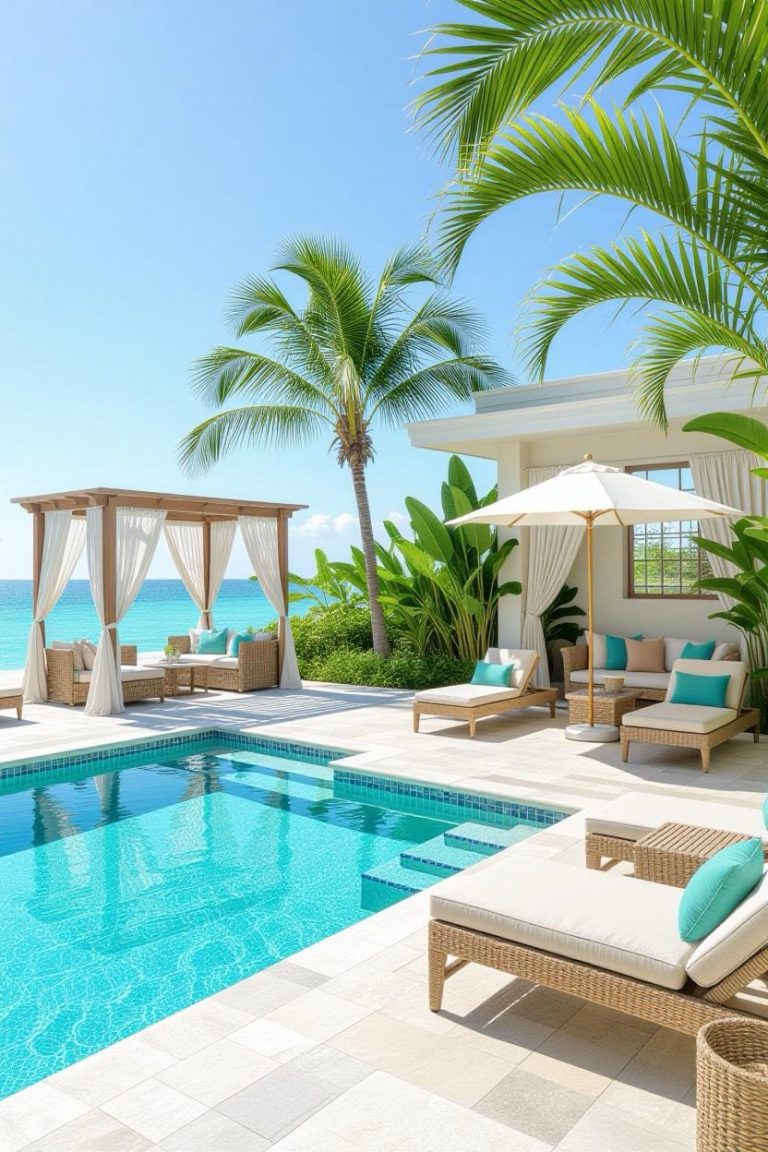 15 Creative Beach Entry Pool Designs to Elevate Your Outdoor Space ...