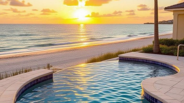 15 Creative Beach Entry Pool Designs to Elevate Your Outdoor Space