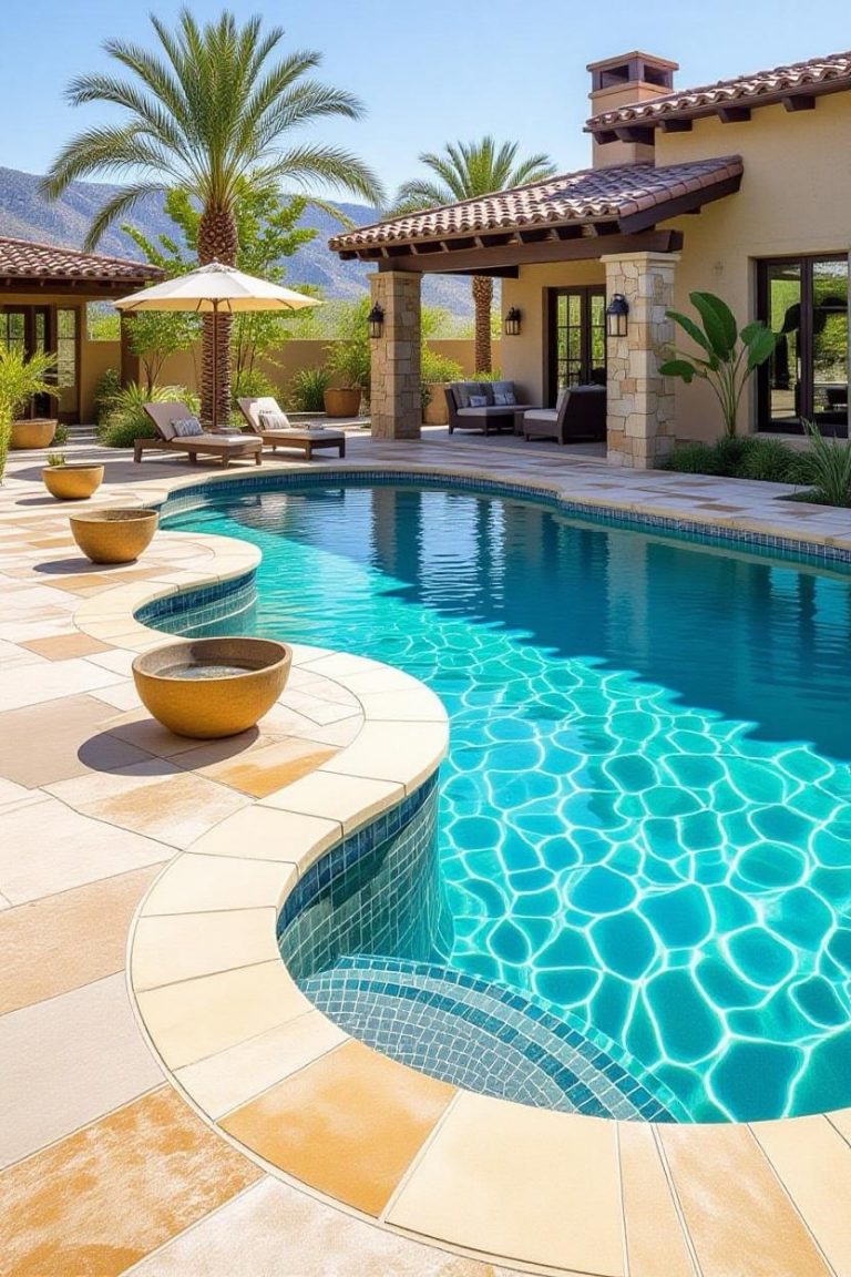 15 Inspiring Pool Tile Ideas for a Breathtaking Backyard Escape - Spesh ...