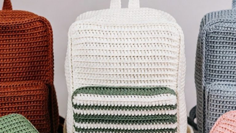 16 Cute & Creative Free Crochet Backpacks Perfect for Kids