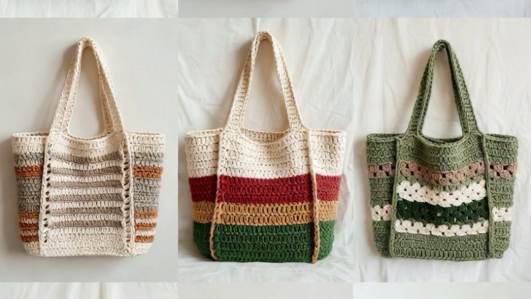 36 Beautiful Crochet Tote Bag Patterns for Effortless Shopping Days