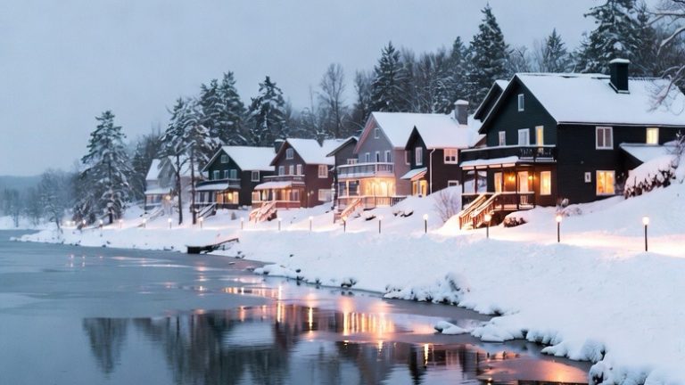 35 Charming Winter House Exterior Ideas for a Magical Season