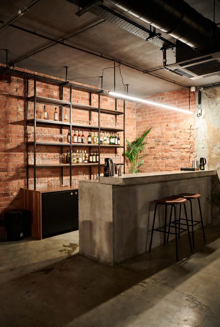 32 Stylish Modern Basement Bar Ideas for Cozy, Next-Level Entertaining ...