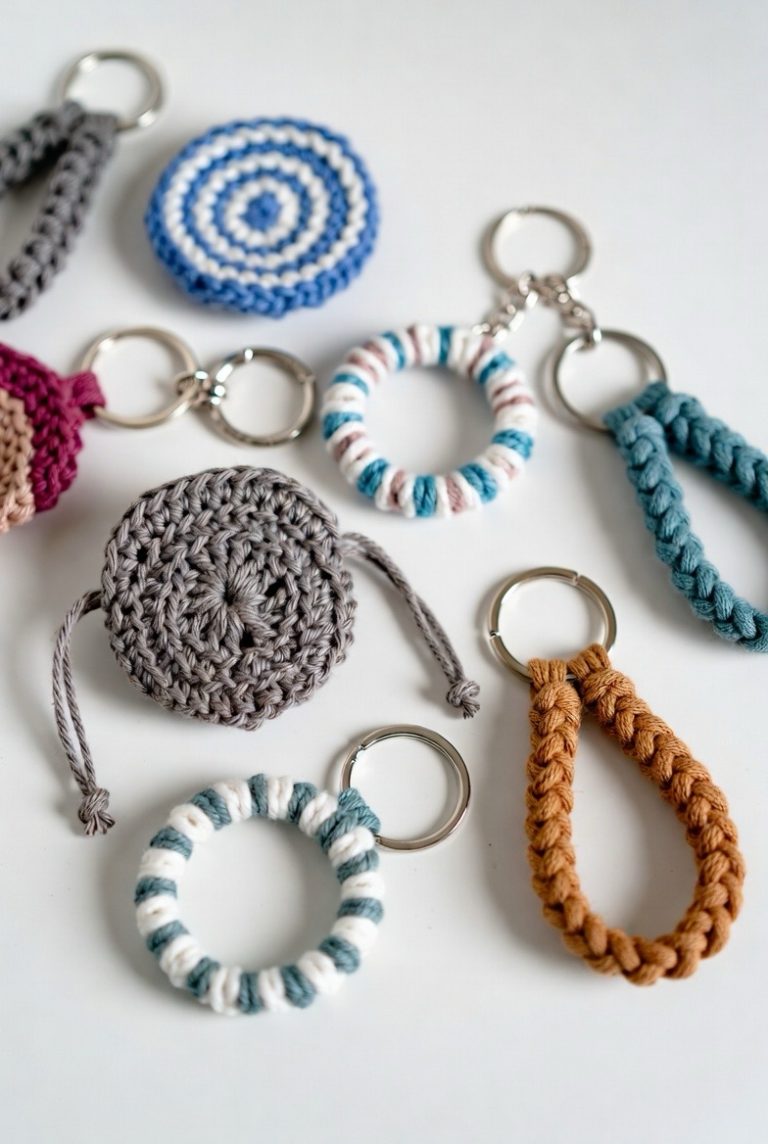 35 Creative Crochet Keychain Ideas That Are Easy and Useful - Spesh View
