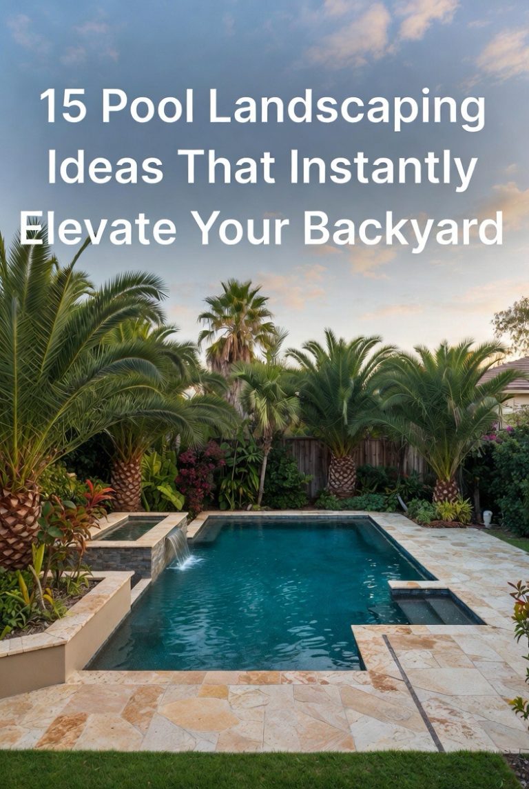 15 Pool Landscaping Ideas That Instantly Elevate Your Backyard - Spesh View