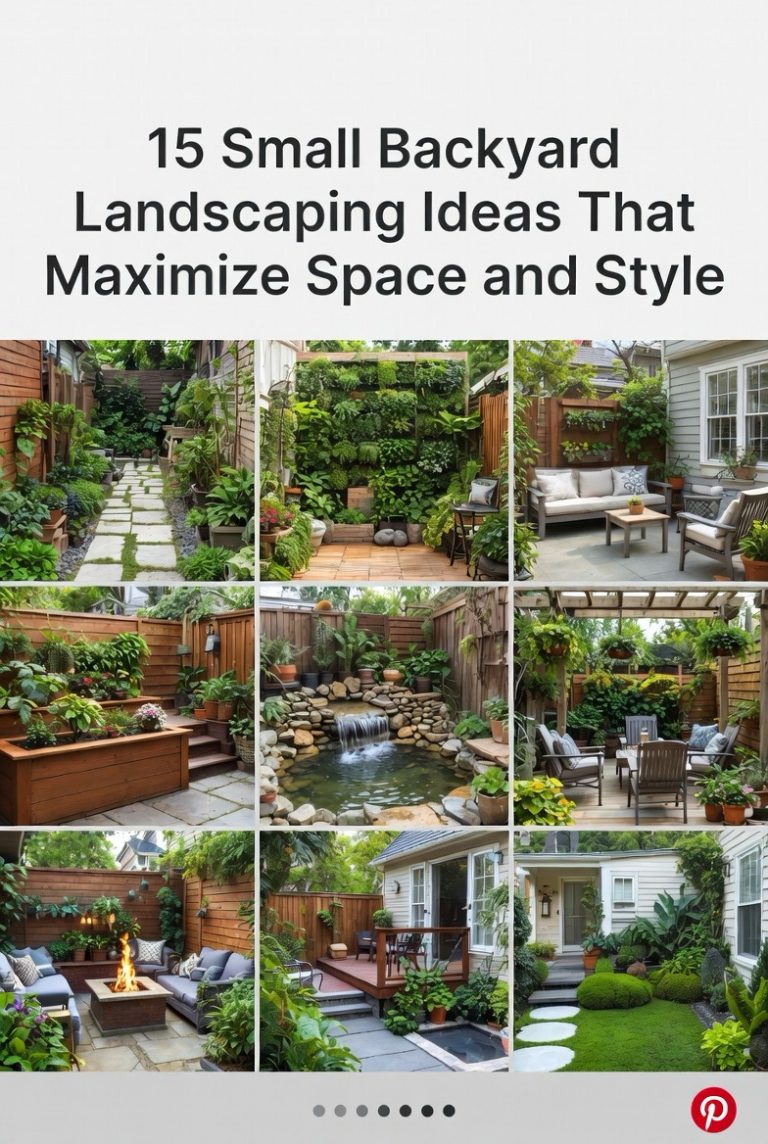 15 Small Backyard Landscaping Ideas That Maximize Space and Style ...