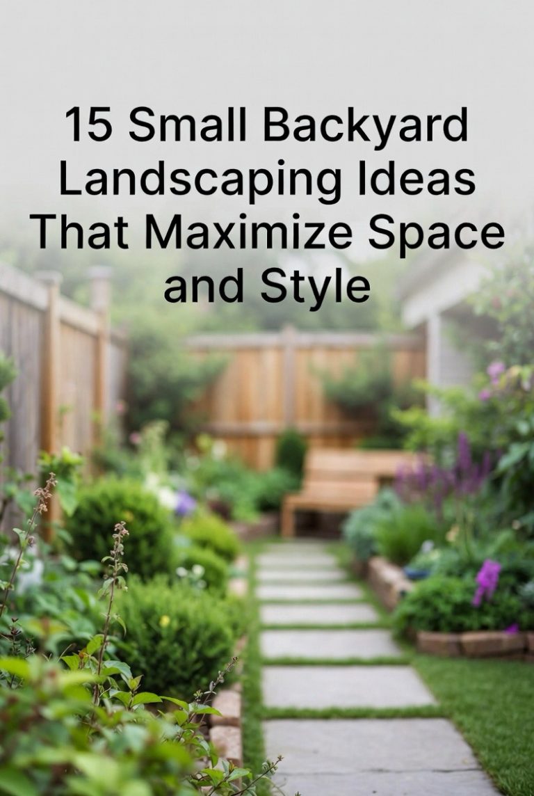 15 Small Backyard Landscaping Ideas That Maximize Space and Style ...