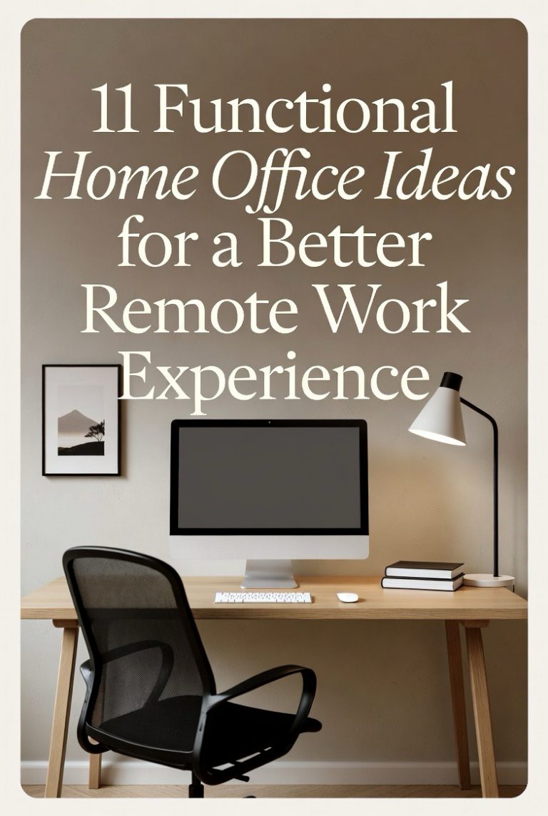 11 Functional Home Office Ideas for a Better Remote Work Experience ...