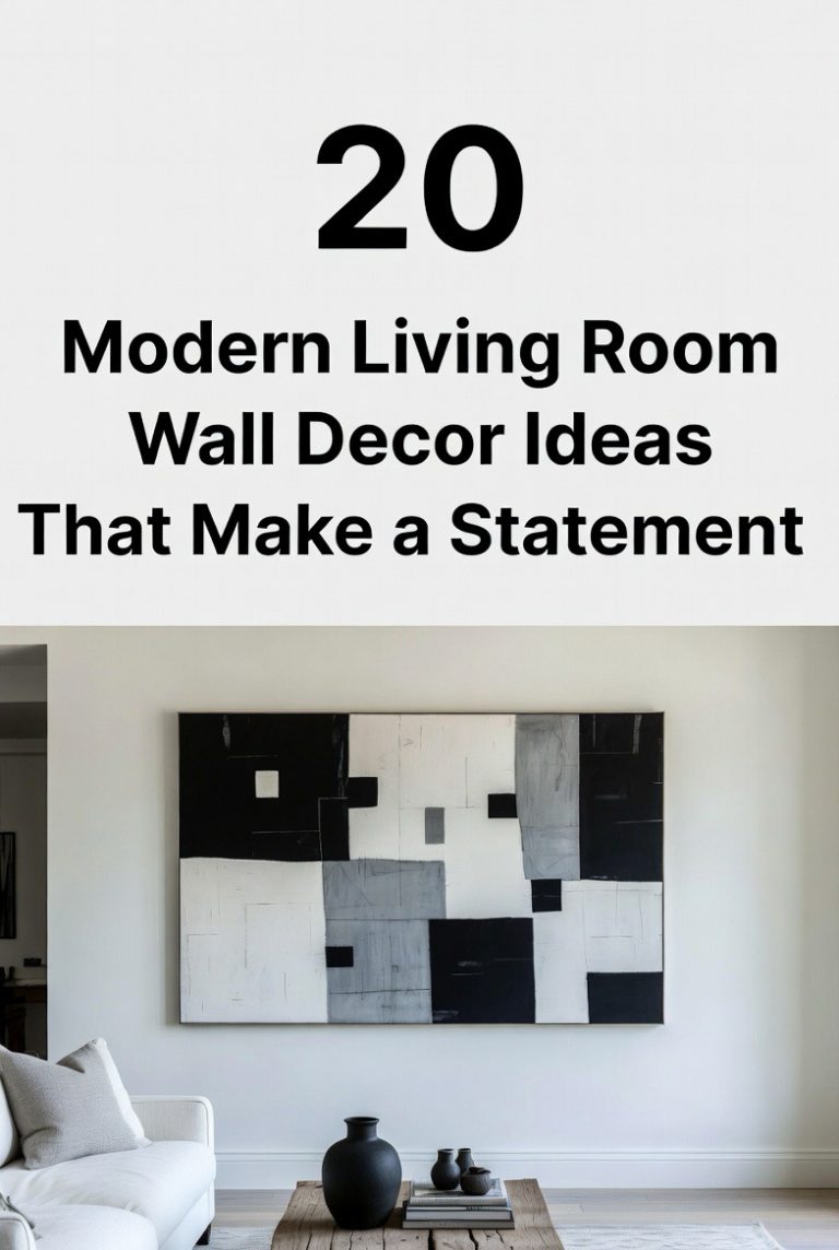 20 Modern Living Room Wall Decor Ideas That Make a Statement - Spesh View