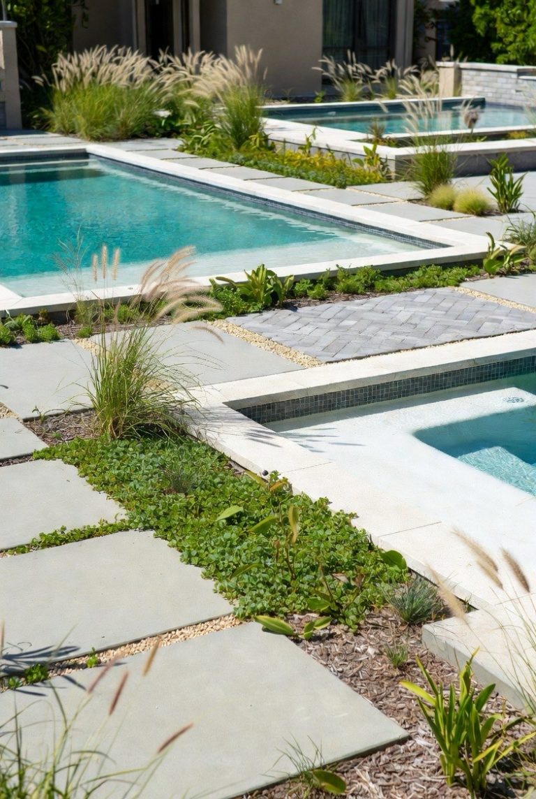 15 Sleek Modern Pool Designs to Elevate Your Backyard Oasis - Spesh View