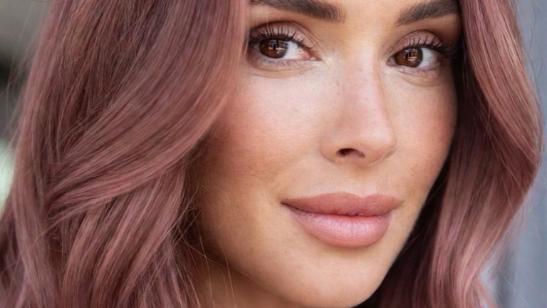 13 Gorgeous Rose Brown Hair Shades Blending Soft Pink and Brunette Tones