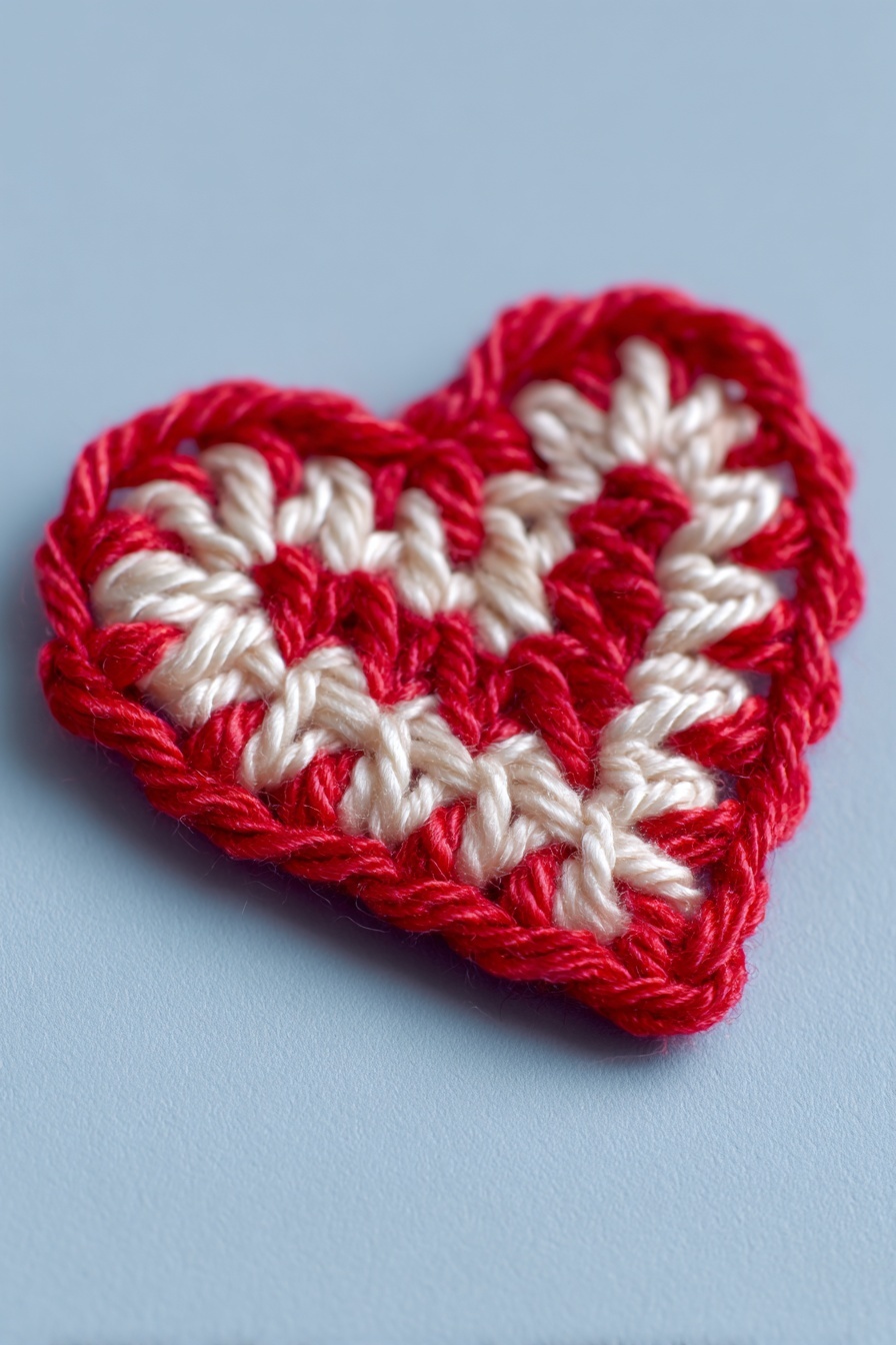 12 Sweetest Crochet Heart Applique Inspirations - Spesh View