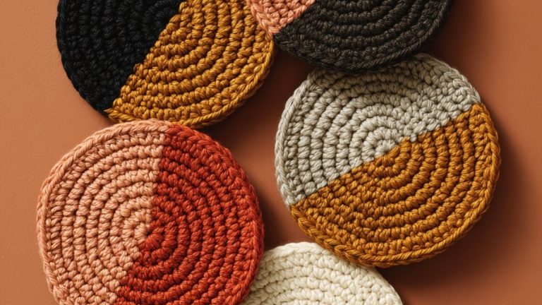 17 Fun and Functional Crochet Coasters for Your Home